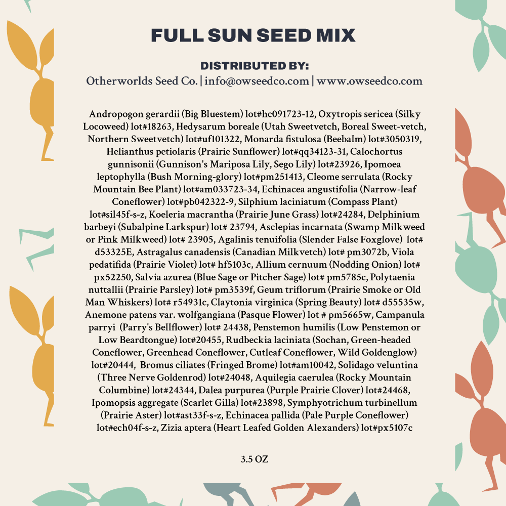 Full Sun Winter Sow Mix